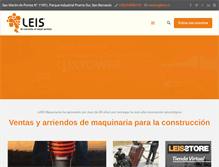 Tablet Screenshot of leis.cl